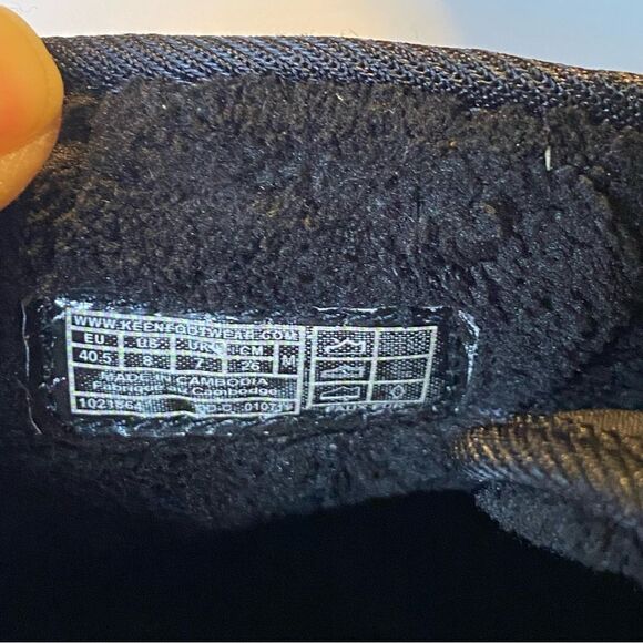 Keen Men's Howser Quilted Chukka Black lace up Boots 1021864 suede 40.5/ 8 - Picture 7 of 7